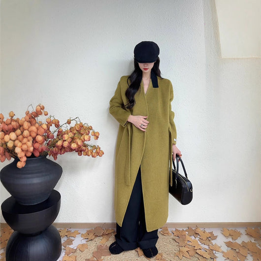 Abrigo Lana Reversible Doble Cara Estilo Coreano - Image 3