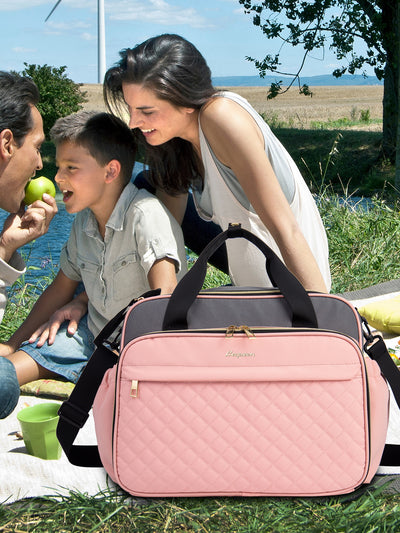 Bolsa Pañalera Crossbody Multifuncional de Gran Capacidad en Tela Oxford - Image 13