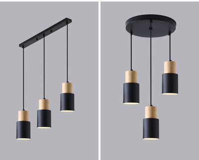 Lámpara de Techo Macarrón de Madera - Diseño Minimalista y Elegante - Image 14