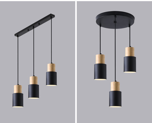 Lámpara de Techo Macarrón de Madera - Diseño Minimalista y Elegante - Image 14