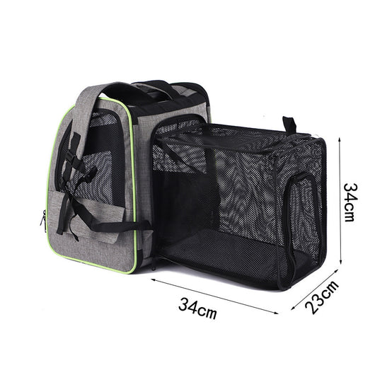 Mochila Transportadora Respirable para Mascotas - Gran Capacidad - Image 7