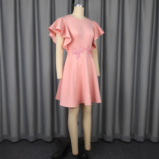 Vestido de Fiesta Elegante con Bordado Exclusivo Ajuste Slim - Image 3