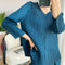 Blusa Suelta Cuello en V para Mujer - Primavera y Otoño
