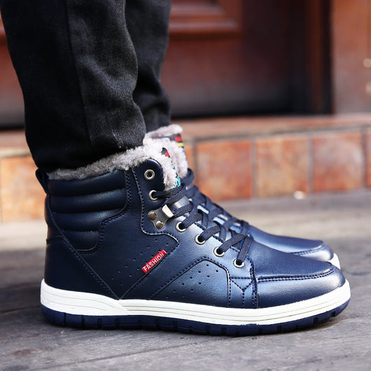 Zapatillas Altas de Algodón para Hombre - Image 16