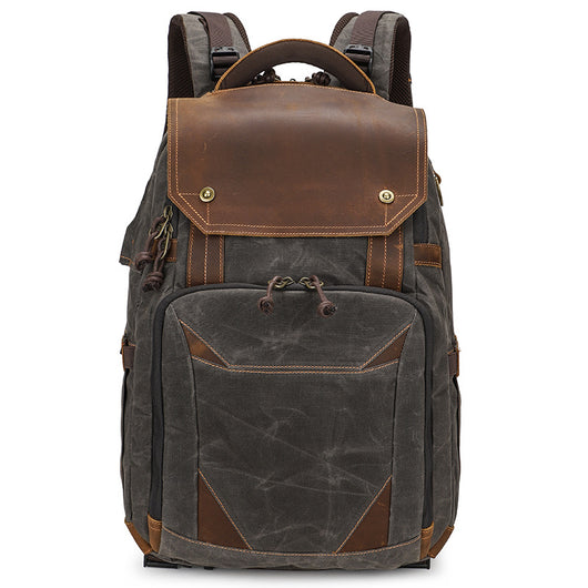Bolsa Profesional Canvas Impermeable para Cámara SLR y Laptop - Image 9