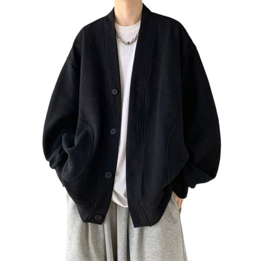 Cardigan Suelto con Capucha y Cuello en V - Image 6