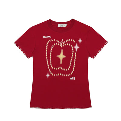 Playera Retro Americana Diseño Girl Power Manga Corta - Image 5