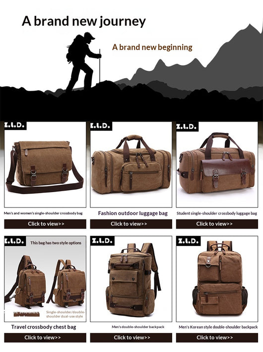 Mochila Minimalista para Hombre con Gran Capacidad - Image 30