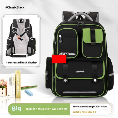 Mochila Escolar Ergonómica de Protección Espinal con Múltiples Compartimentos - Image 13