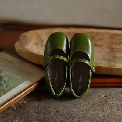 Zapatos Vintage de Cuero con Velcro para Bebé - Suela Suave Primavera Otoño - Image 5