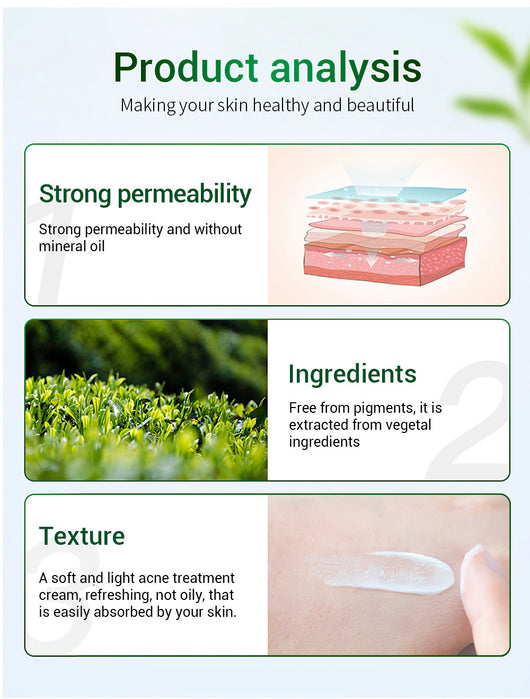 Crema Facial de Árbol de Té BREYLEE - Tratamiento Anti-Acné y Cicatrices - Image 8