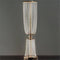 Candelabro Cristal Plateado para Eventos - Decoración Elegante para Bodas y Banquetes
