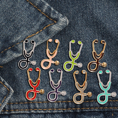 Broche Médico Doctor Who Estetoscopio Colores Cartoon - Image 26