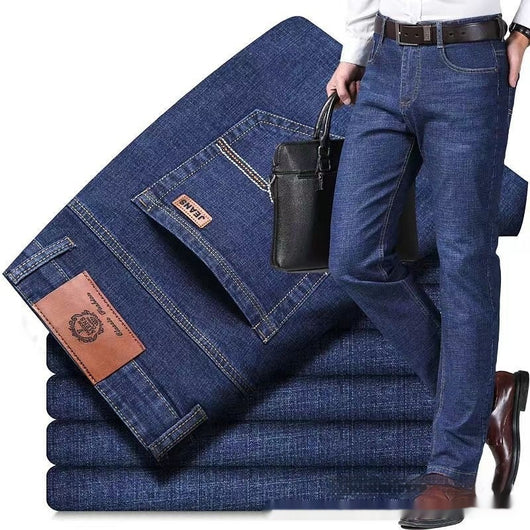 Jeans Rectos Holgados para Hombre - Comodidad y Durabilidad - Image 15