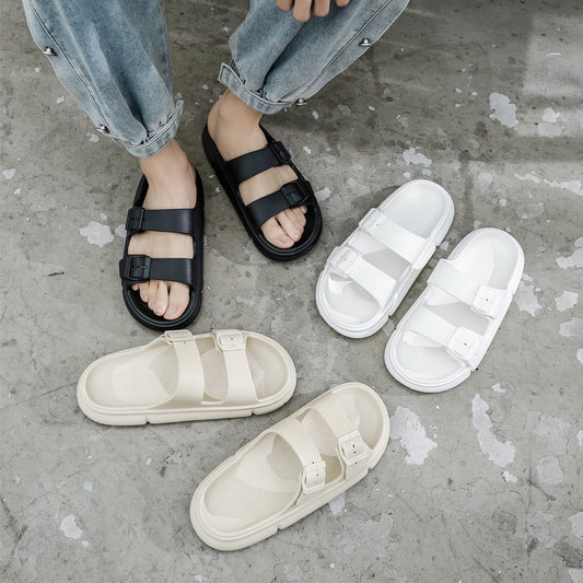 Sandalias Cómodas para Hombre con Suela Gruesa y Diseño Minimalista