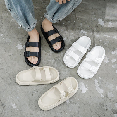 Sandalias Cómodas para Hombre con Suela Gruesa y Diseño Minimalista