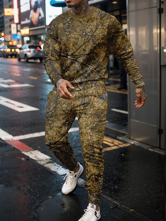 Conjunto Deportivo Camuflaje Jungle - Sudadera Cuello Redondo y Pantalón - Image 7