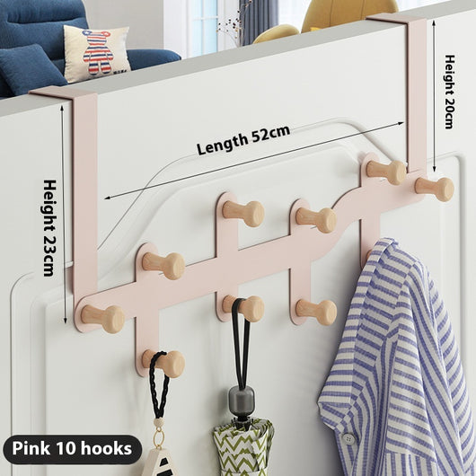 Perchero Colgante sin Clavo para Puerta - Organizador de Ropa Compacto - Image 12