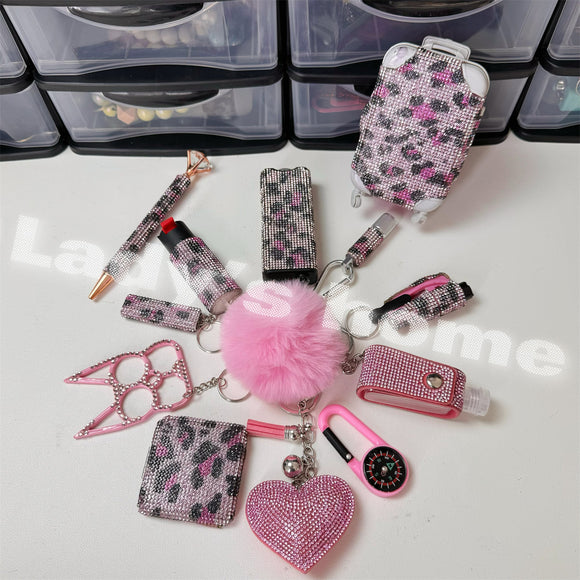 Juego de Maletas Estampado Leopardo