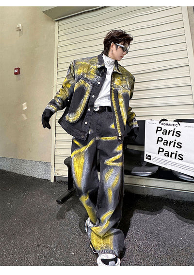 Chaqueta y Pantalón Denim Hombre Corte Relajado - Image 15
