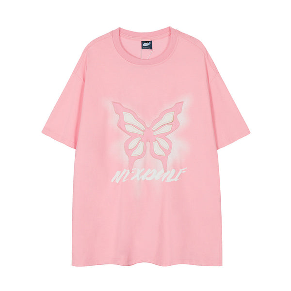 Playera Manga Corta Mariposa para Hombre
