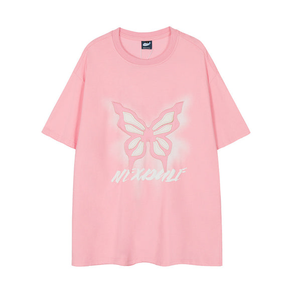 Playera Manga Corta Mariposa para Hombre