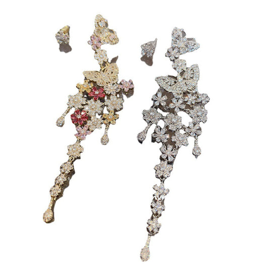 Aretes Flor Otra Orilla Joya Diseñadora Chapado en Oro 18K - Image 7