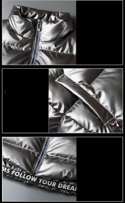 Chaleco Acolchado Brillante para Hombre - Image 14