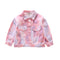 Jaqueta Jeans Tie Dye Infantil Estilo Coreano - Design Moderno