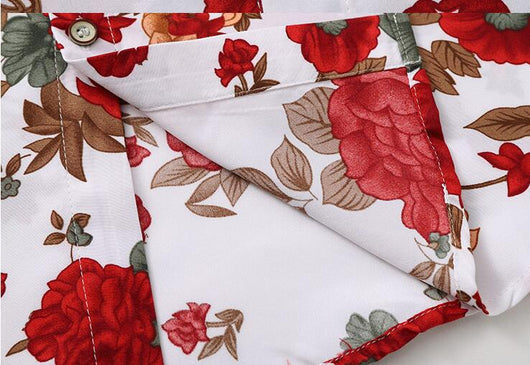 Camisa Estampada de Manga Larga para Hombre Talla Grande - Image 12