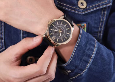 Reloj de Pulsera Ejecutivo para Hombre con Calendario Semanal - Image 9