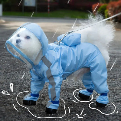 Impermeable Completo para Perros Pequeños - Protección Total 4 Patas - Image 16