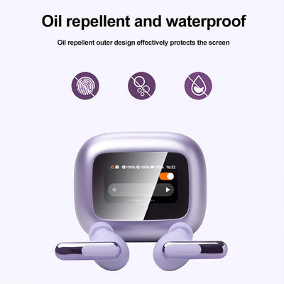 Protector de Pantalla LCD con Auriculares Bluetooth Inteligentes - Image 4