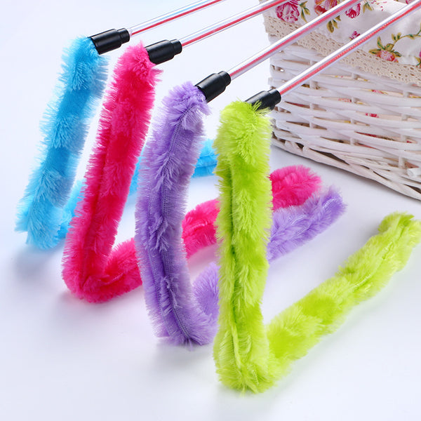 Juguete Interactivo para Gatos - Cañita Plush Tentadora