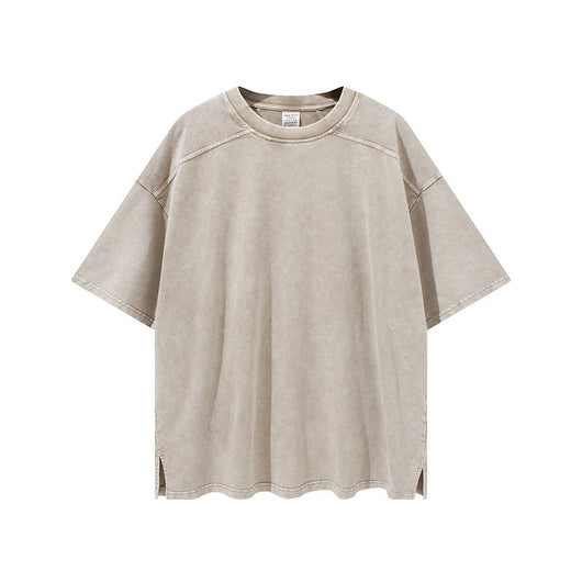 Camiseta Corta Bicolor de Tela Suave y Cómoda - Image 7
