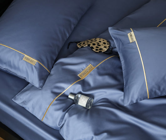 Juego de Sábanas Bordado de 4 Piezas - Comodidad y Estilo Simple - Image 18