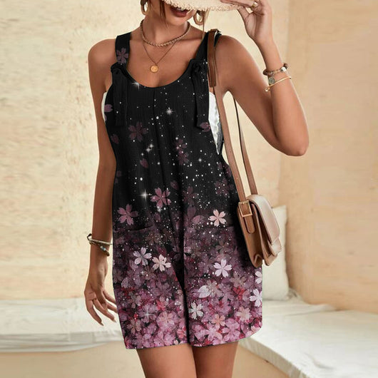 Pantalones Casuales con Tirantes Estampados para Mujer - Image 22