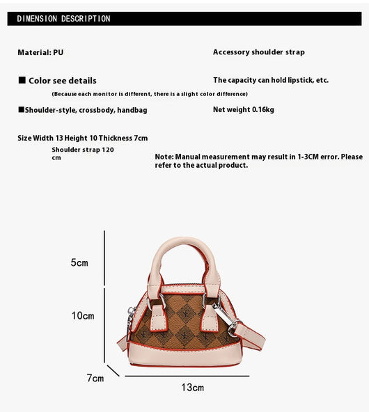 Cartera Mini Crossbody Estilo Occidental con Contraste de Colores - Image 20