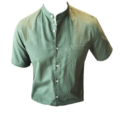 Camisa Hombre Lino Algodón Transpirable Ligera - Image 5