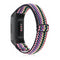 Barra Multicolorida Preta para Fitbit Charge 3 ou 4
