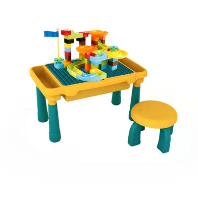 Mesa de Construcción con Bloques Gigantes para Niños - Image 6