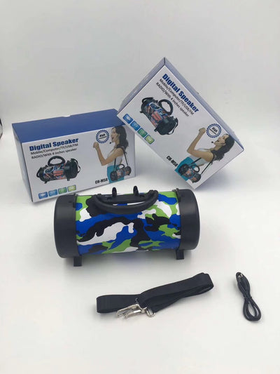 Parlante Bluetooth Portátil Resistente al Agua con Micrófono y Correa - Image 8