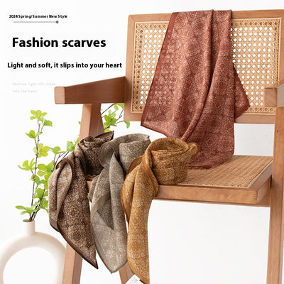 Pañuelo Estampado 65cm - Chal Versátil y Elegante