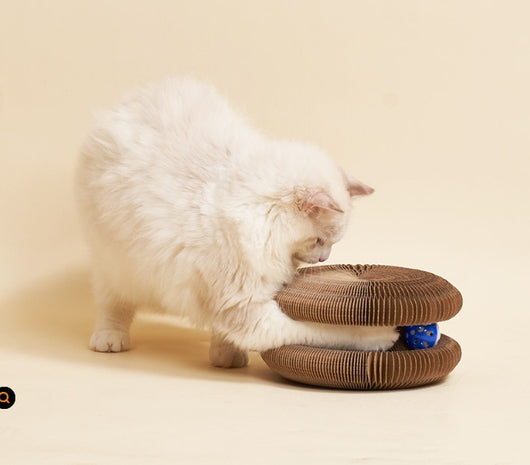 Rascador Ondulado para Gatos - Juguete Desestresante con Cartón Corrugado - Image 17