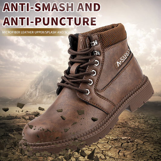 Zapatos de Seguridad Transpirables Antiaplastamiento y Antipunción