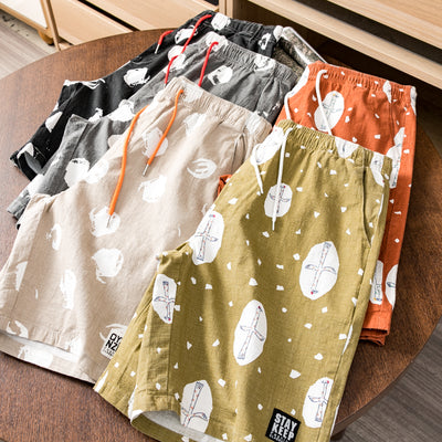 Shorts Cargo Camuflaje Lino Cinco Bolsillos Tendencia - Image 5