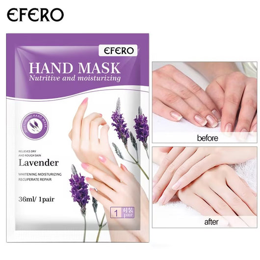 Guantes Mascarilla de Lavanda para Manos - Tratamiento Intensivo