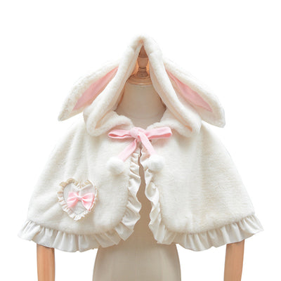 Chaleco Corto de Peluche con Orejas de Conejo - Diseño Adorable y Cómodo - Image 5