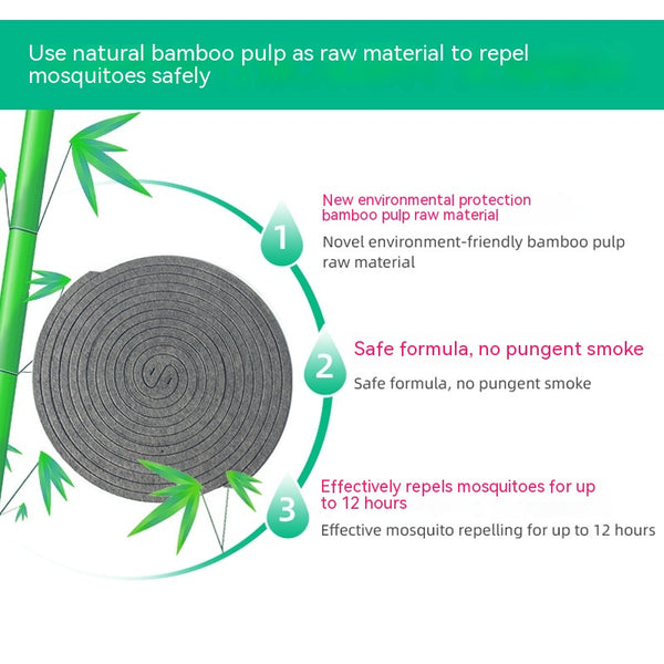 Incienso Repelente de Mosquitos de Fibra Natural