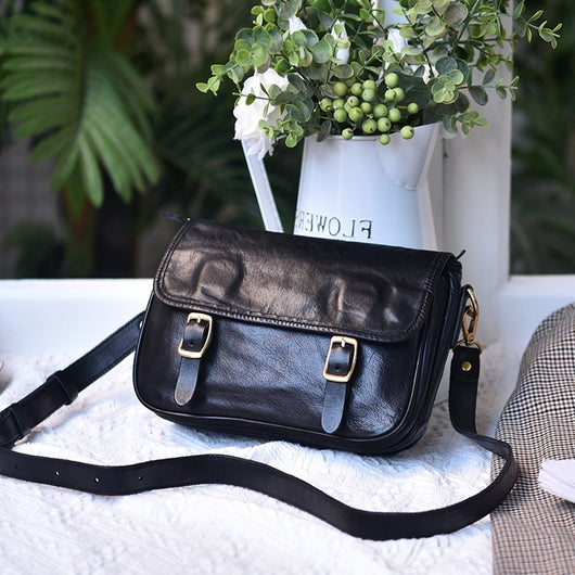 Bolso Mensajero de Cuero Premium con Correa Ancha Ajustable - Image 4